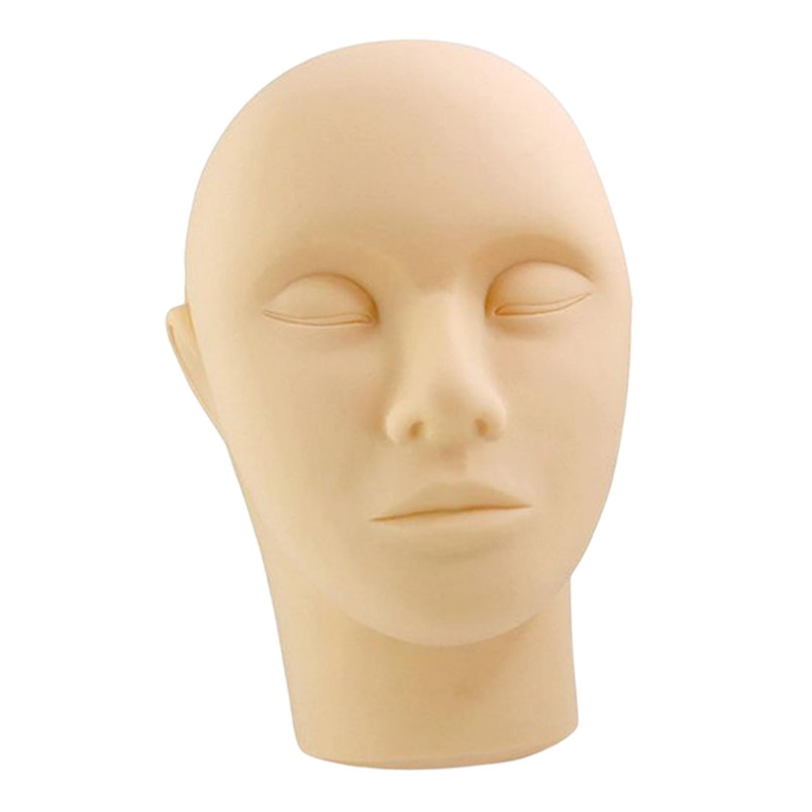 Mannequin de cils tête plate pour la pratique de l’extension de cils maquillage greffe de cils