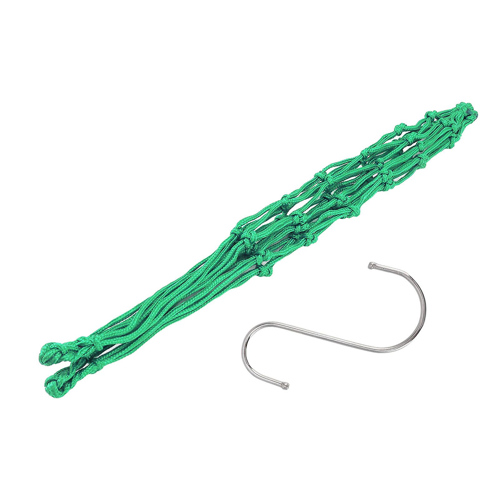 Huhn Gemüse String Bag Großer Raum Obsthalter Geflügelfütterung Mesh Bag mit Haken für Entengänse