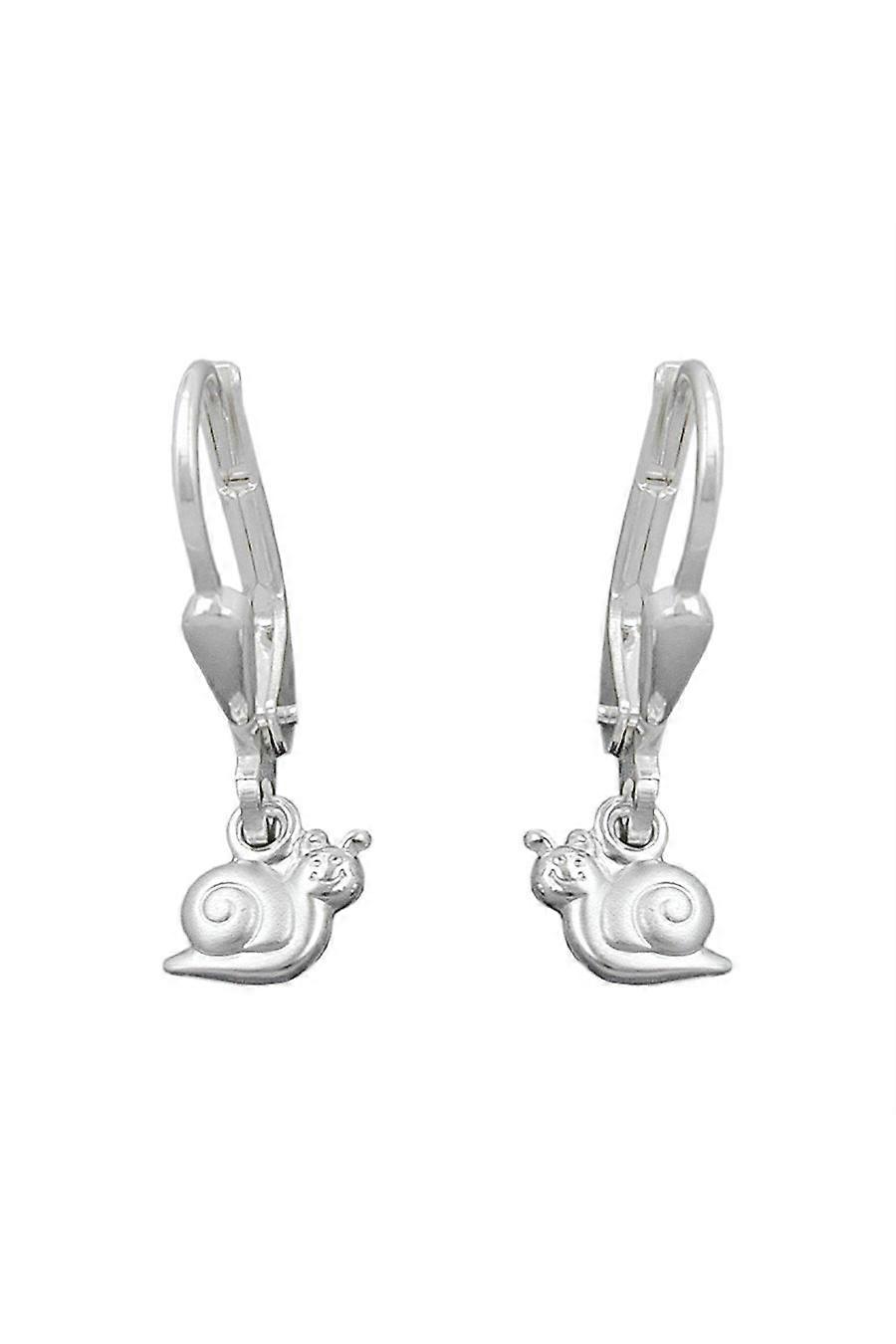 Earrings Leverback Snail Silver 925 - Gl93182