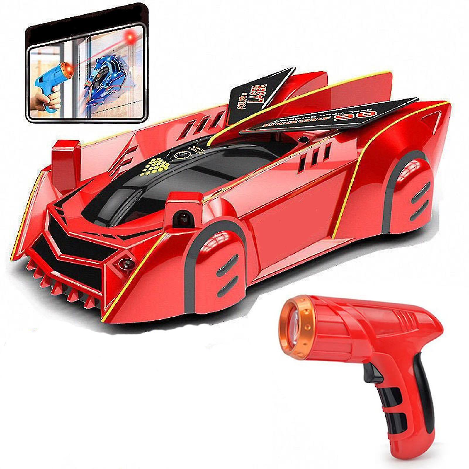 3color/Zero Gravity Laser-guided Wall Climbing Remote Control Cars, 360rotating Stunt Toy Car, Latest Headlights And Taillight Rechargeable High Speed