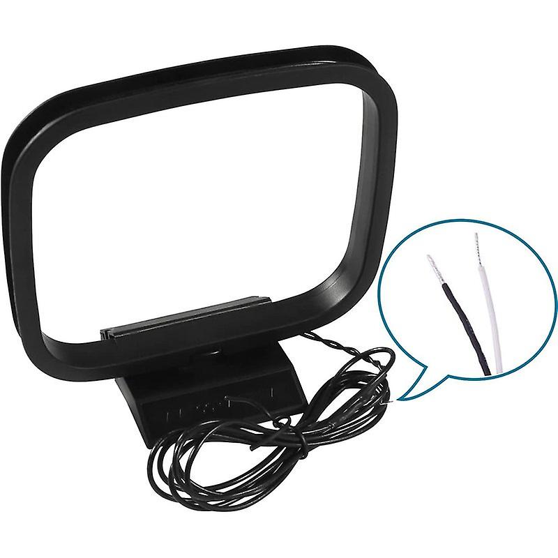 FM Antenna 75 Ohm FM Dipole Antenna Indoor FM Radio Antenna AM Loop ...