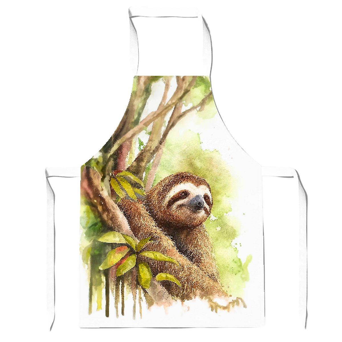 Sloth Watercolour Apron