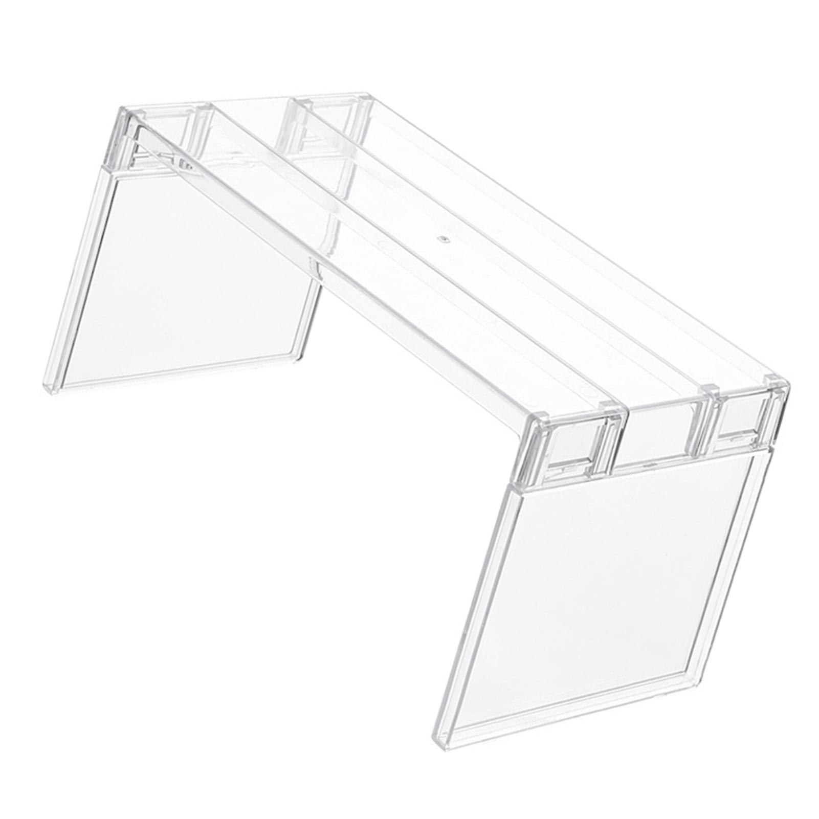Fridge Storage Shelf Multifunctional Transparent Separator Kitchen Organizer Shelf for Bathroom 