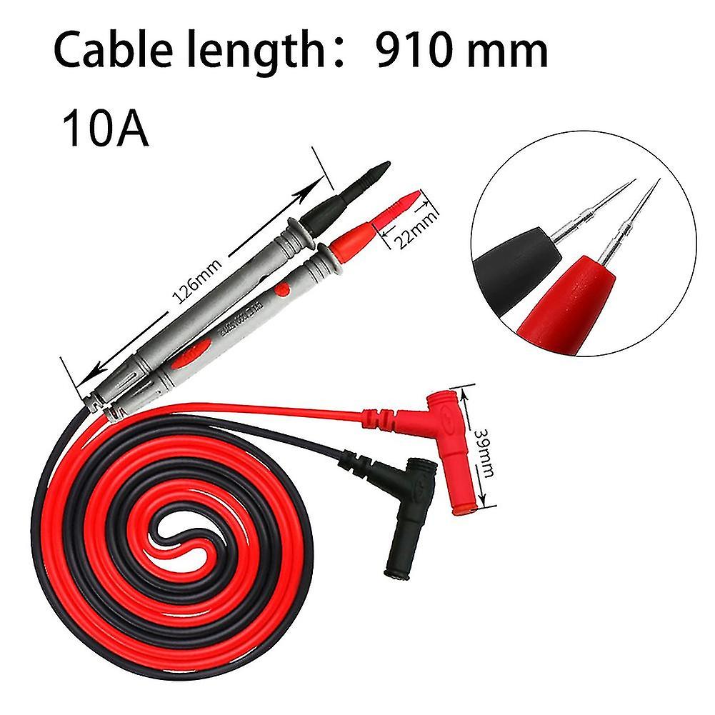 1 Set Multimeter Voltmeter Cable Ultra Fine Needle Tester Unique Probe Test Lead Cord For Electric E