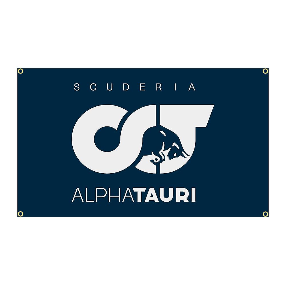 90x150cm Scuderia Alpha Tauri Flag Polyester Printed Racing Game Banner Home Or Bedroom For Decoration