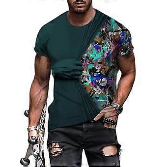 Creative Street Trend 3d Printed T-shirt Z Krtkim Rkawem Fruugo UK