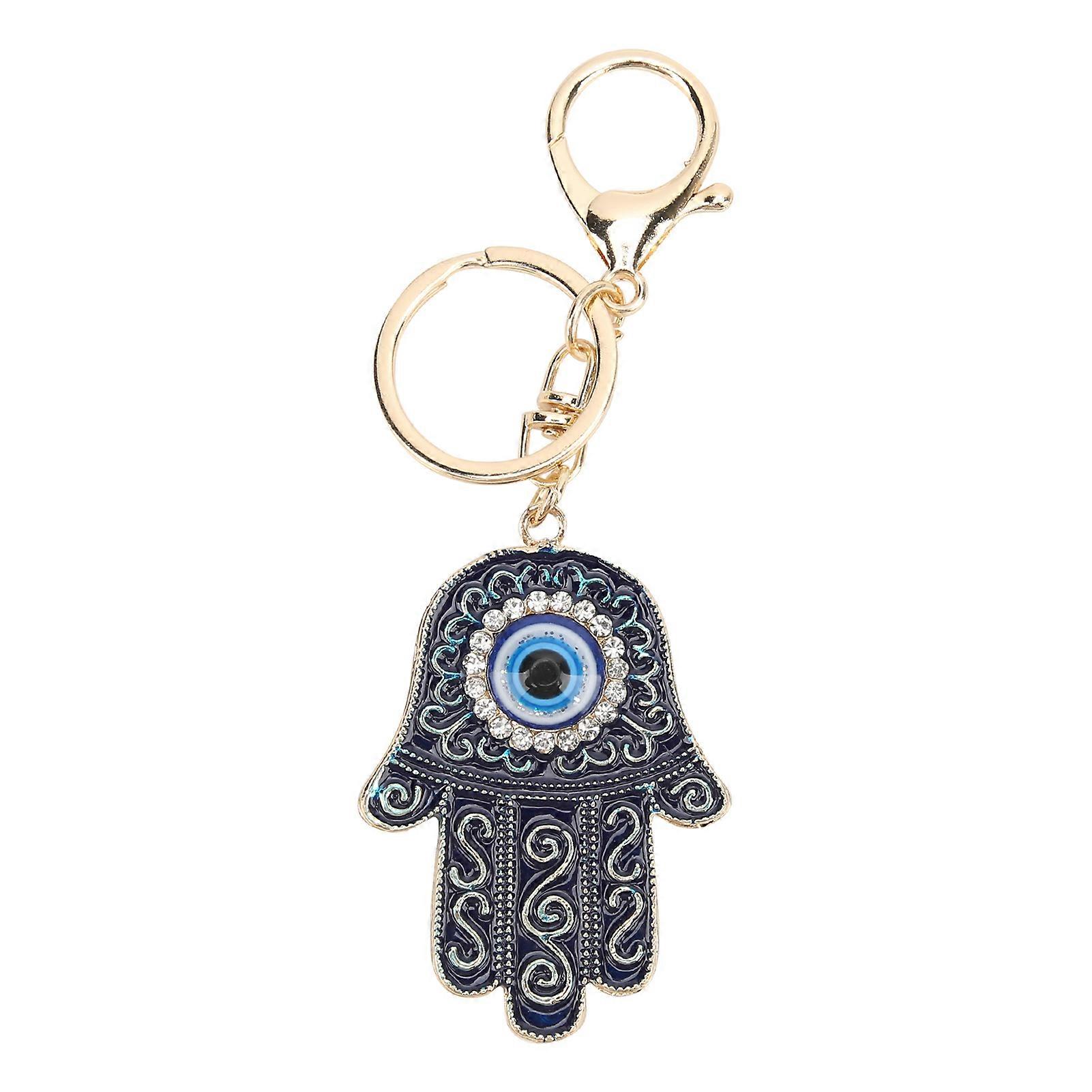 Evil Eye Keychain Durable Protection Charm Good Luck Keychain for Handbag Hooks Home Decoration