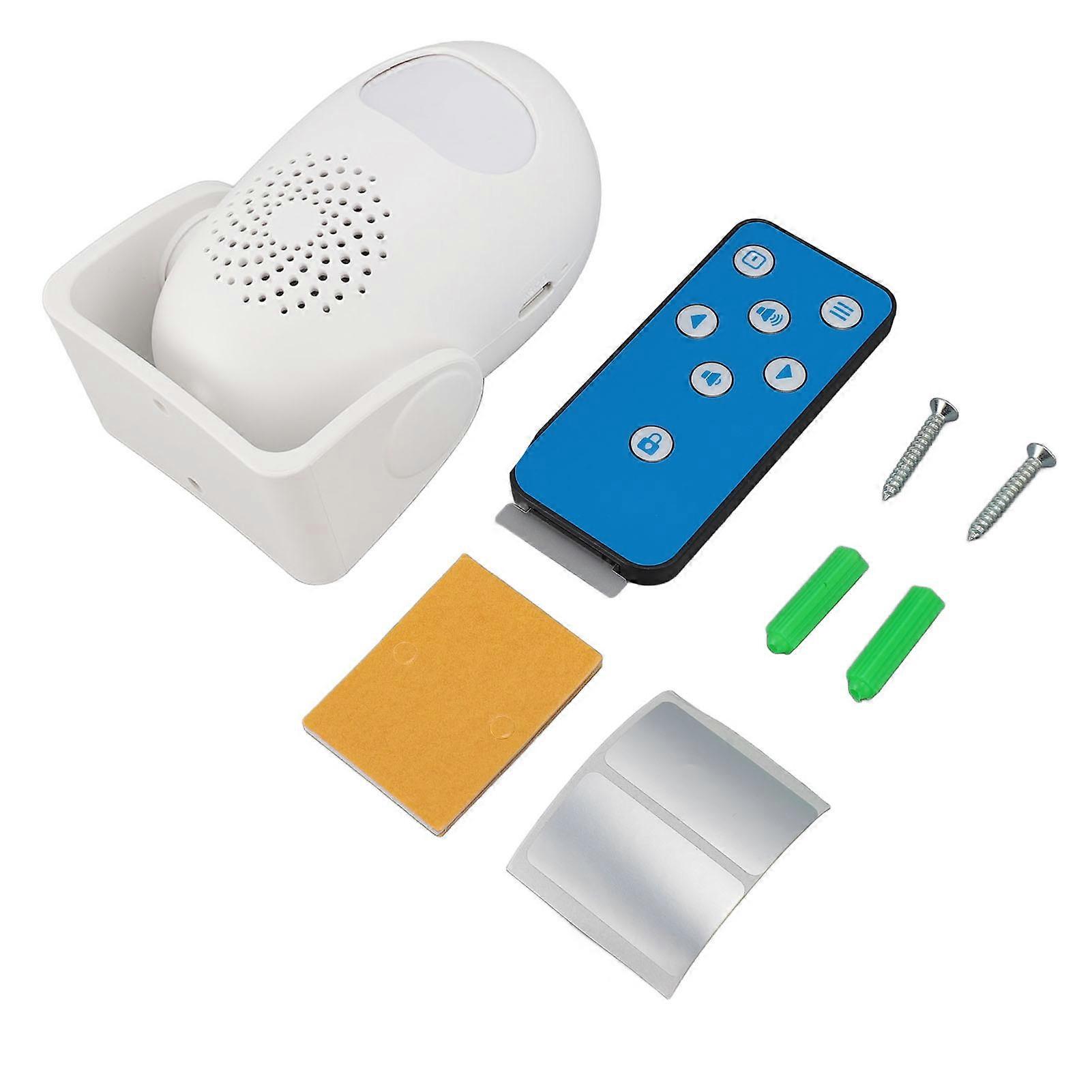 Motion Sensor Doorbell Smart Welcome Infrared Sensor Doorbell with Remote Control for Home Shop Office
