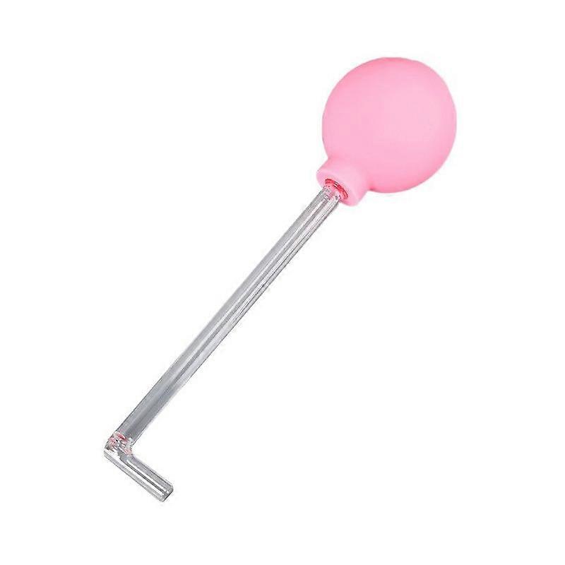Pink tonsil stone removal tool