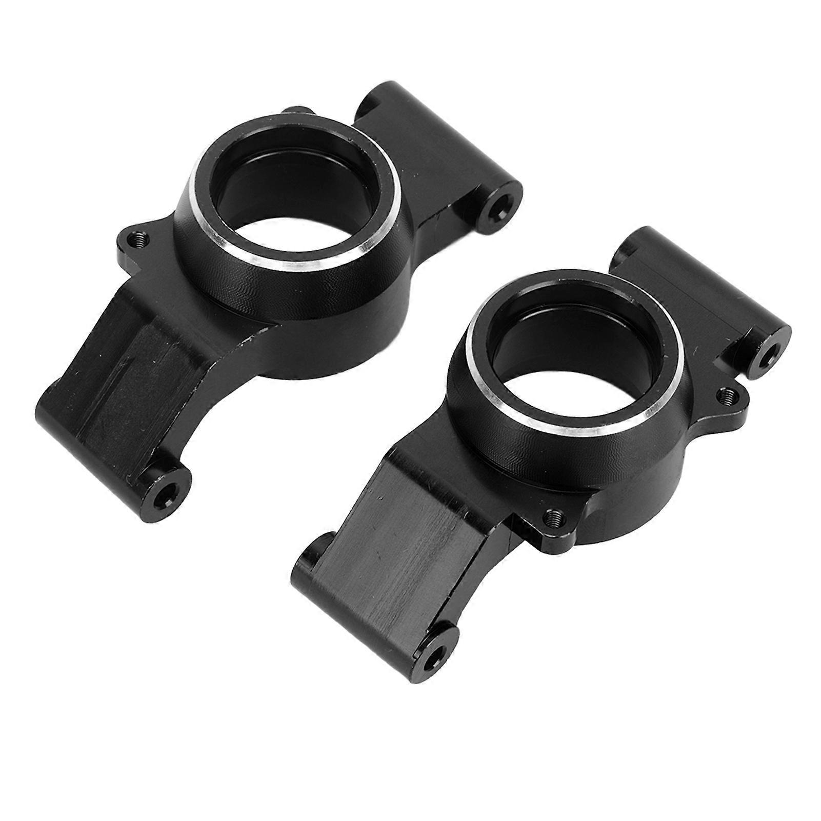 1 Pair Rc Rear Hub Carrier Portable Flexible Cnc Aluminum Alloy Rear Stub Axle Carrier Replacement For Traxxas 1/5 Black