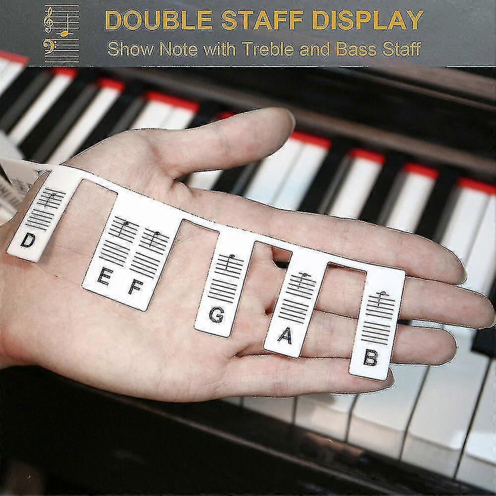 88 Keys Reusable Piano Keyboard Note Labels Piano Notes Guide Stickers