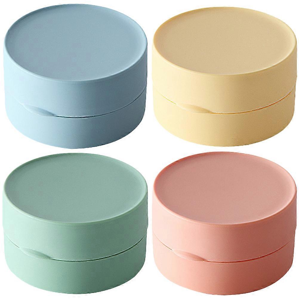 4Pcs Soap Box Holder Containers Practical Bar Soap Savers Detachable Soap Boxes for Bathroom Kitchen