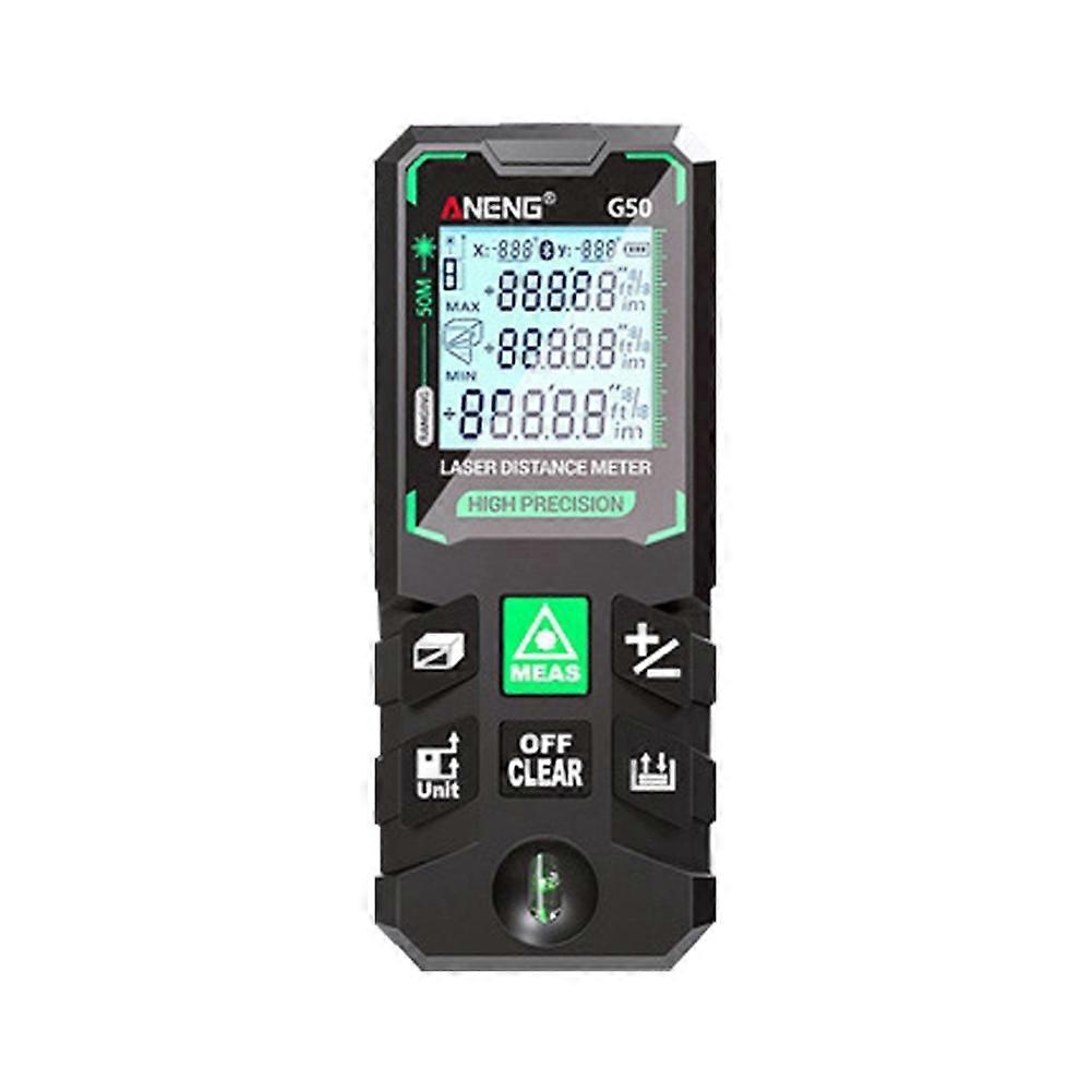 Laser Tape Measure Green Laser Distance Meter High Accuracy Roulette Multiple Measurement Functions Electronic Ruler 50M