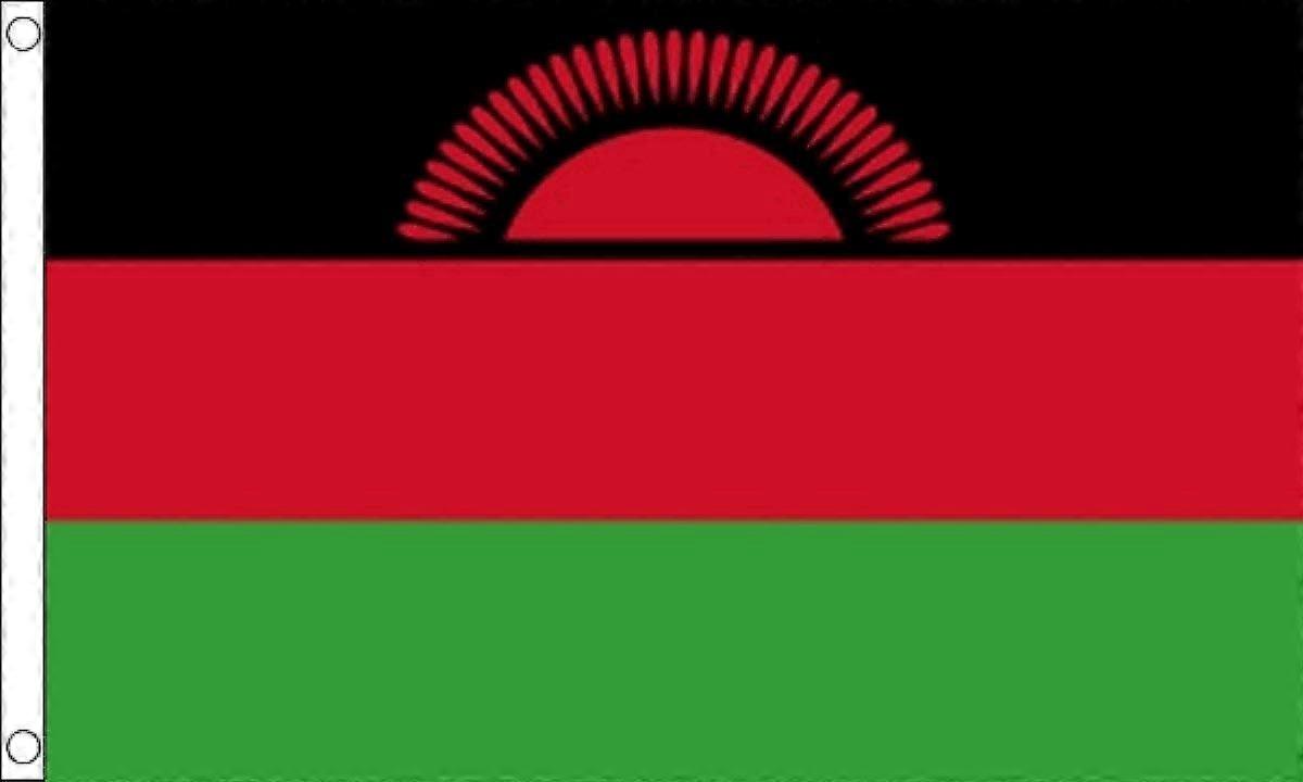 Malawi Current Flag 100% Polyester With Eyelets Style 298