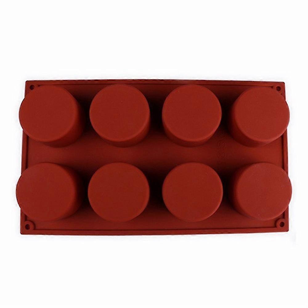 Soap Dishes & Holders 8-cavity Oval Shape Soap Mold Silicone Chocolate Mould Tray Homemade Making Di