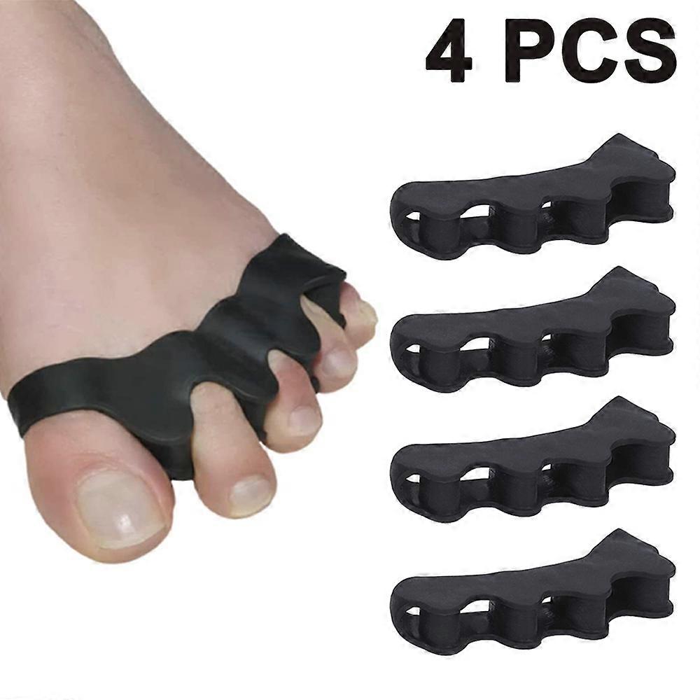 4 pcs Toe Separators compatible with Overlapping Toes and Restore Crooked Toes