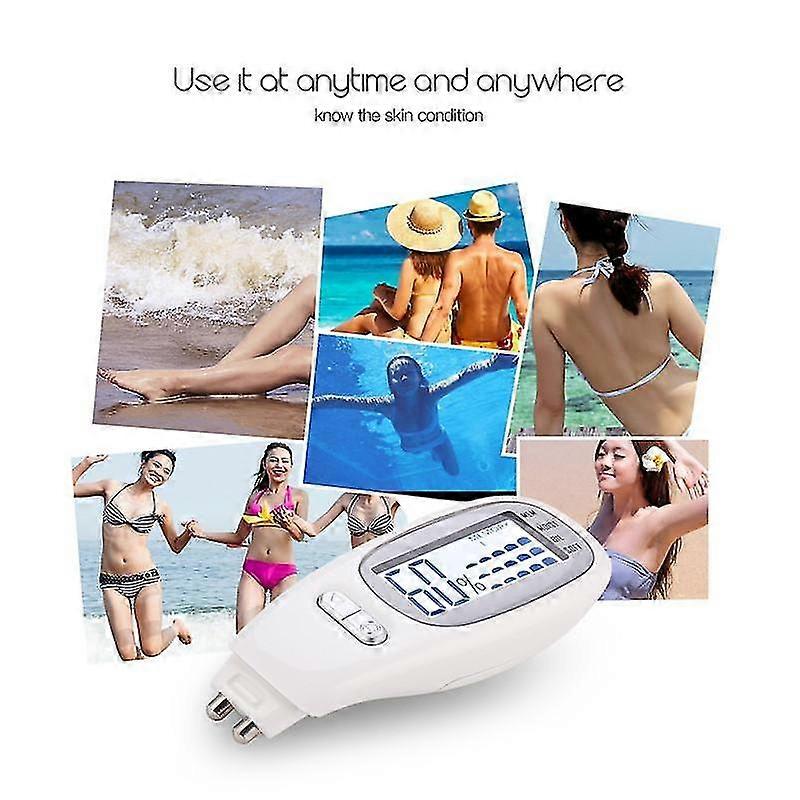 digital face content display beauty skin analyzer moisture portable