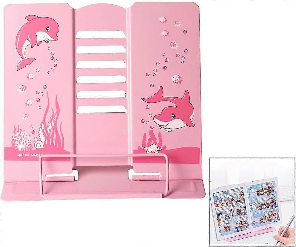 Metal Book Stand, Foldable Reading Stand, Reading Stand Adjustable Cookbook Stand