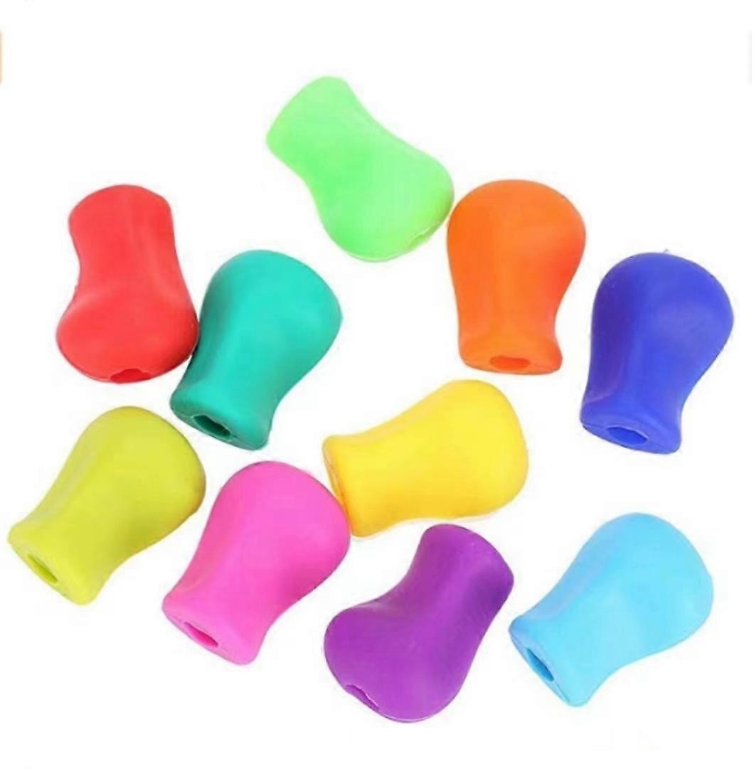 10 pinzas para lápices con forma-10 colores