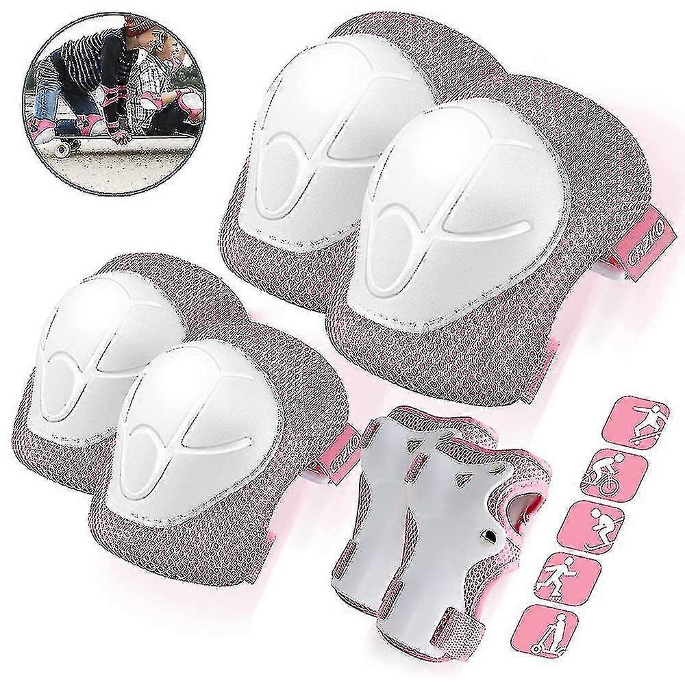 Knee Pads Inline Skates For Children, Elbow Pads, Wrist Pads, Protective Set Asz