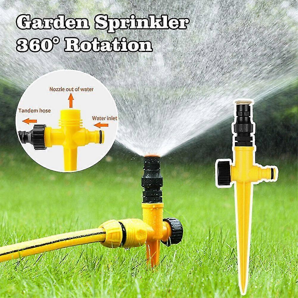 360 Rotation Auto Irrigation System Garden Lawn Sprinkler Patio Save Water