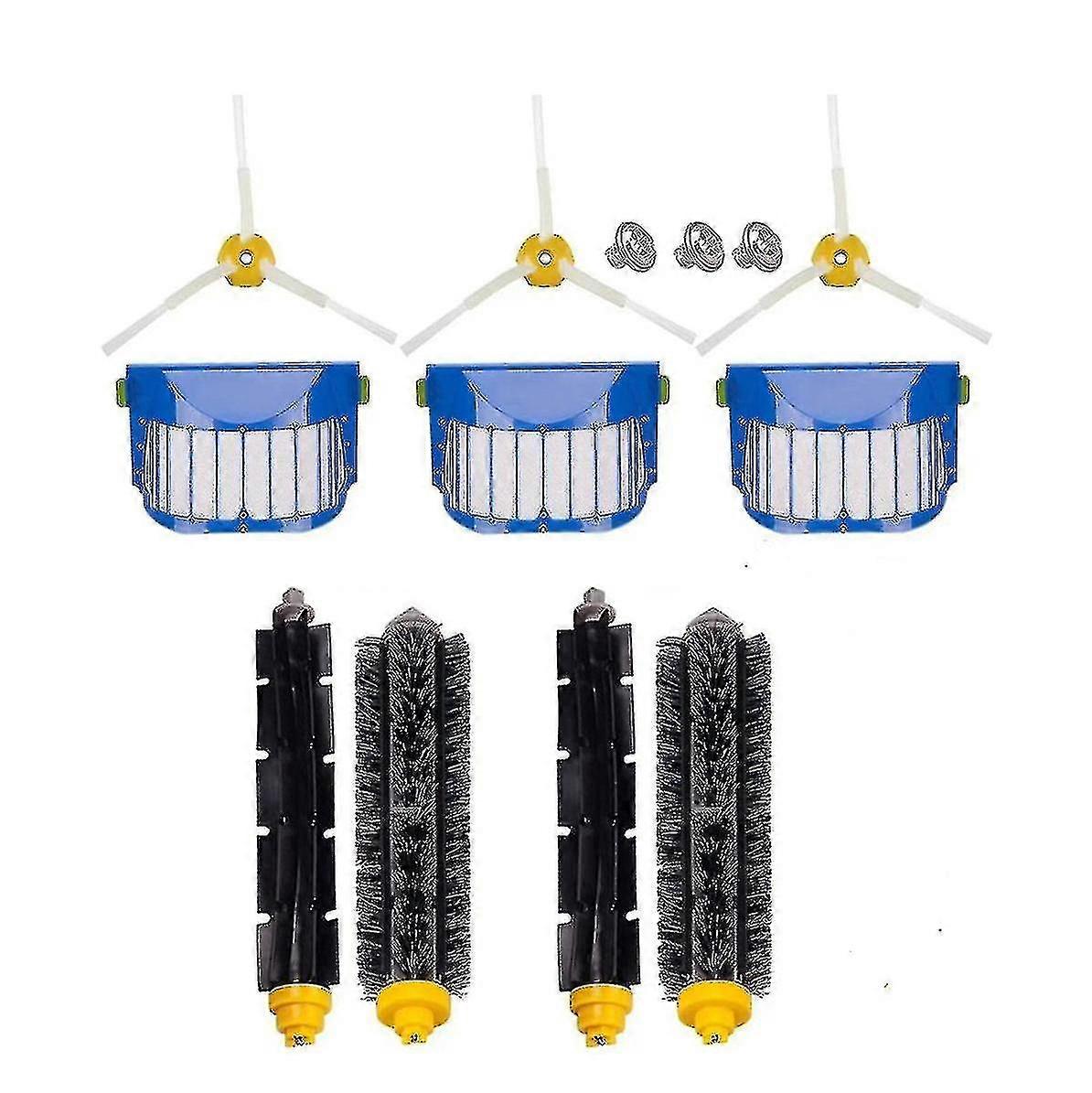 2024 Parts Compatible With Irobot Roomba 600 Series 610/620 Roller Side Brush Filter