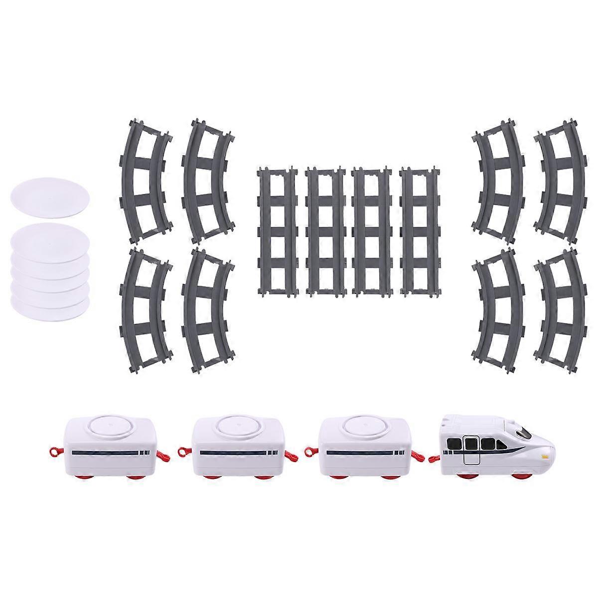 Sushi Train Rotary Sushi Toy Track Conveyor Belt Rotating Table Kid Food Train Set DIY Sushi Making