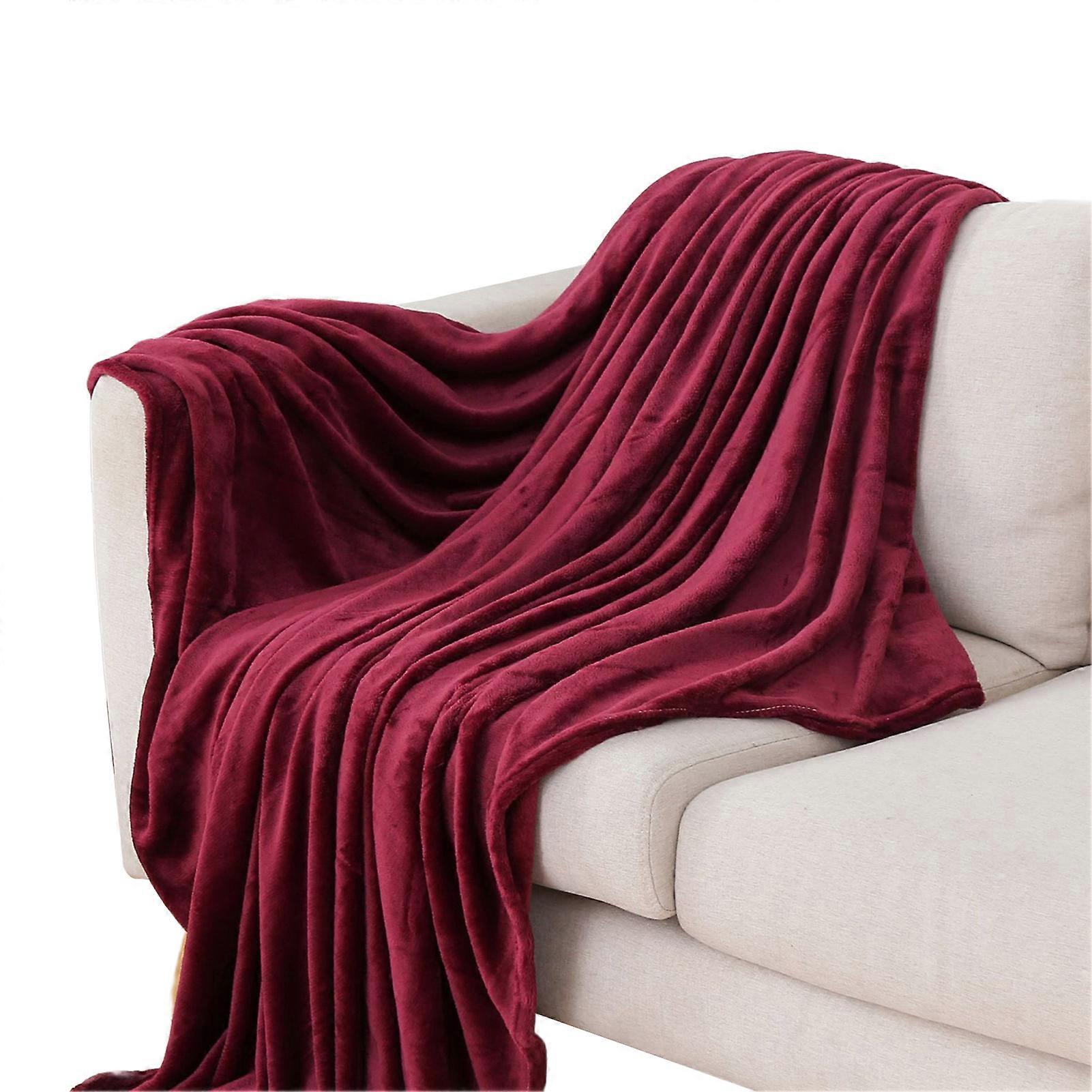 Plush Fleece Blanket Throw Fuzzy Super Soft Flannel Blankets for Couch Bed Sofa