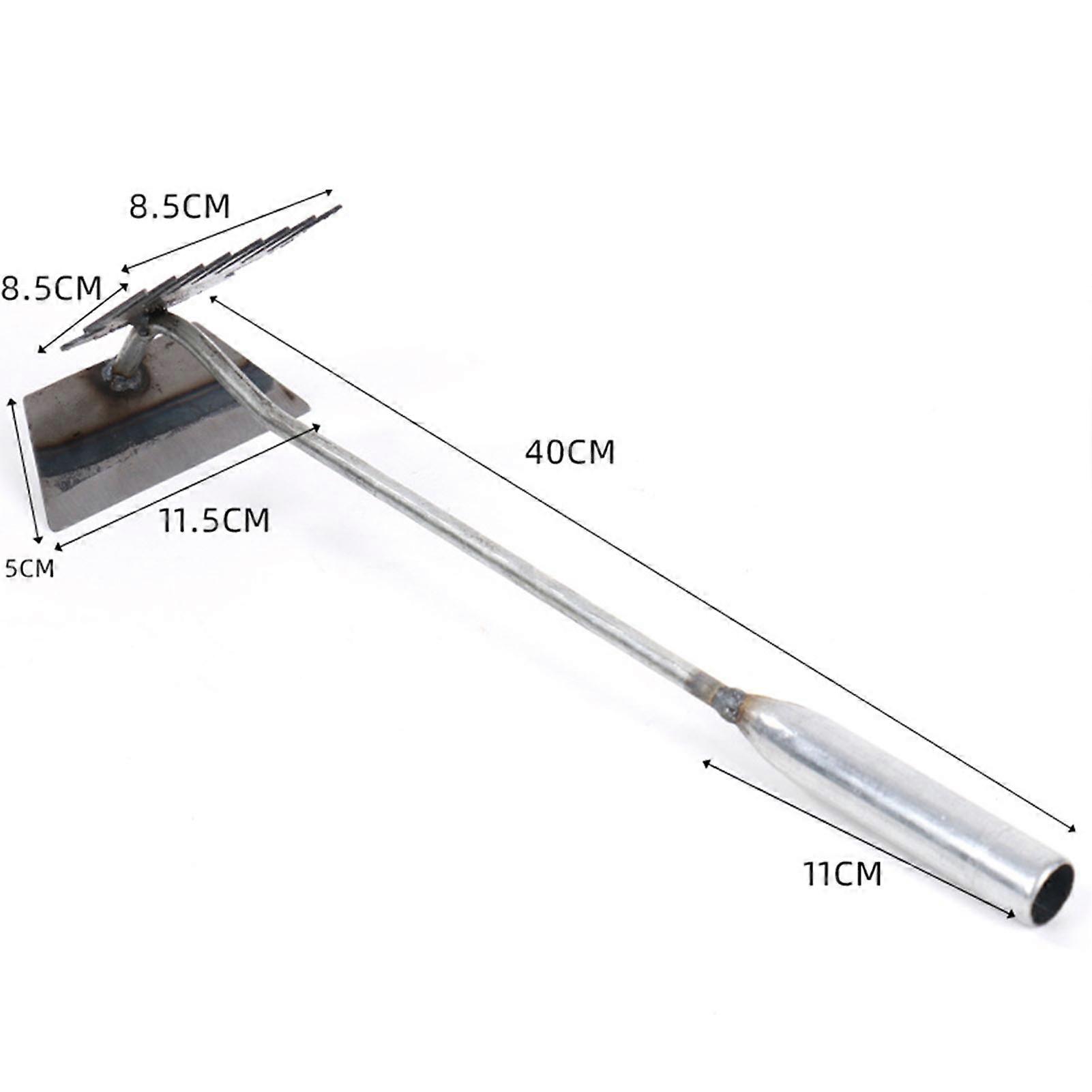 Dual Purpose Weeding Tool Ergonomic Handle Sharp Teeth Weed Puller for Garden Tasks Weeding Ditching