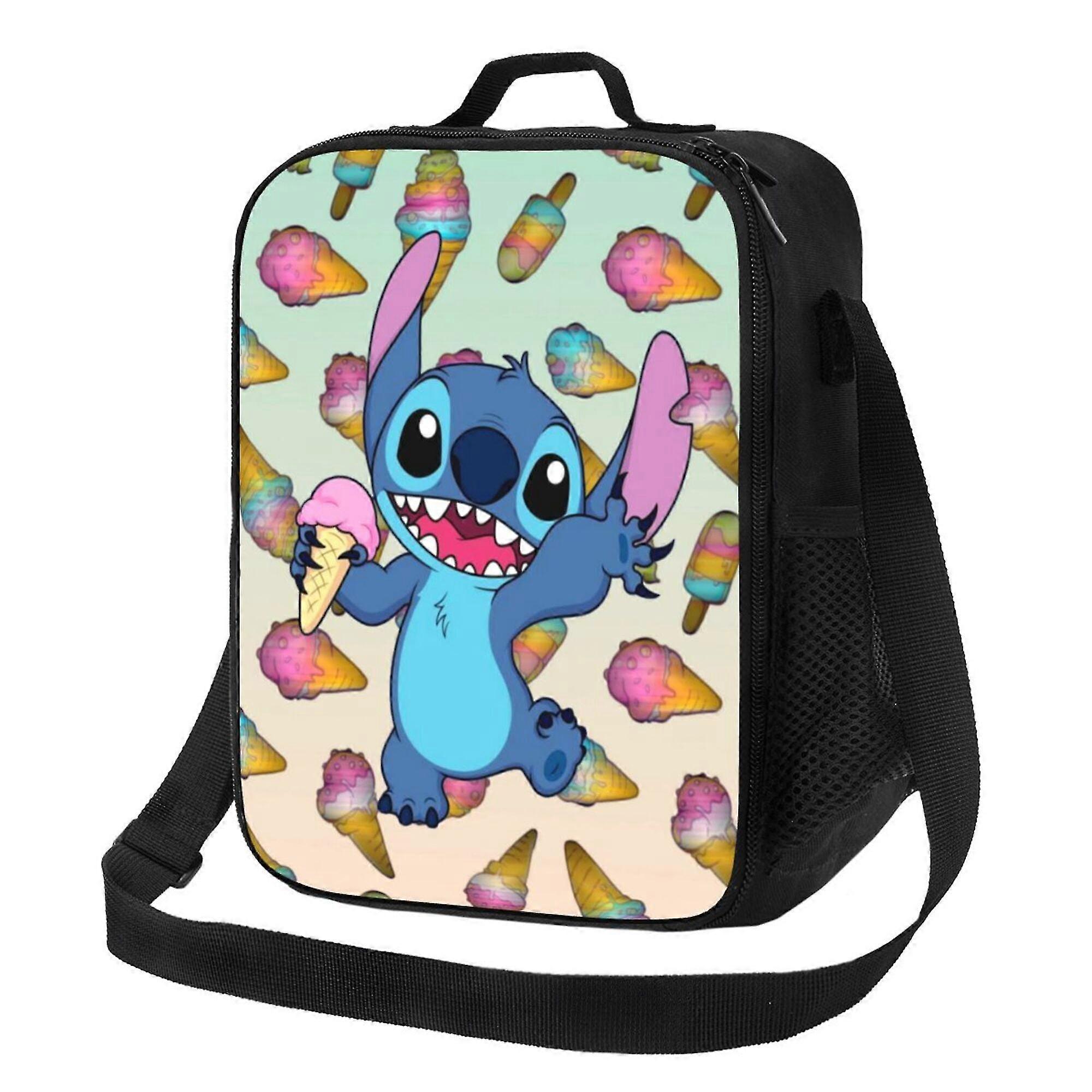 Lilo Amp; Stitch Lunch Bag Lunch Box Durable Lunch Tote Bag Portable Reusable Lunch Box Tote For Sport Picnic Cam -cnbv182