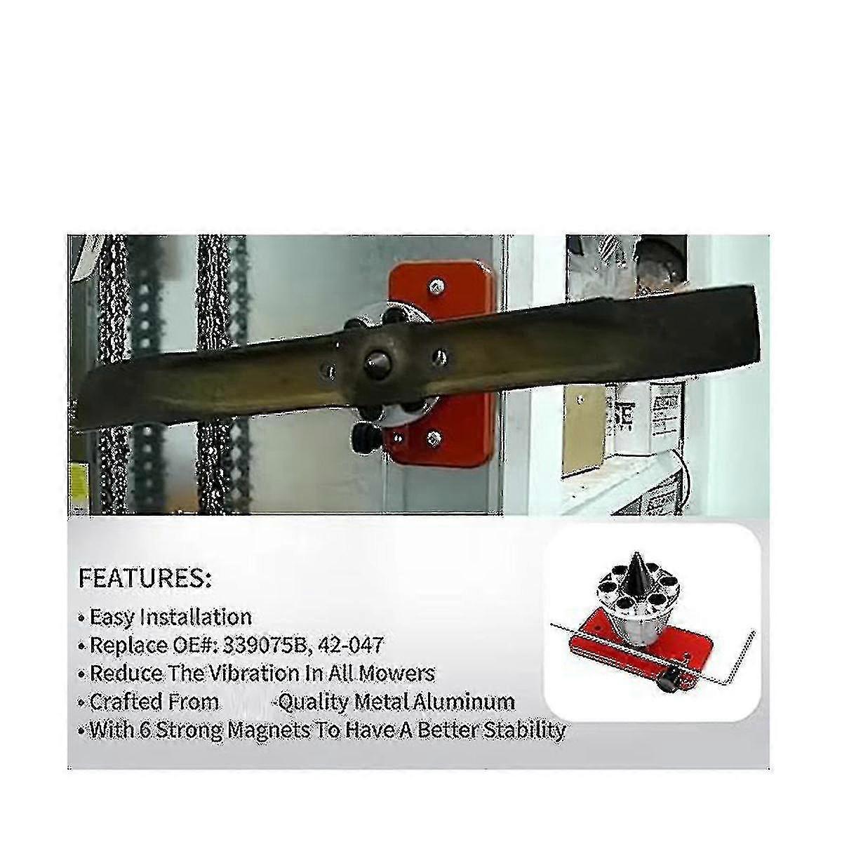 Magnetische Wandhalterung Für Rasenmäherklingen – Klingen-Balancer Passt Für Stihl, Troy, Husqvarna Uvm.