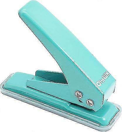 One Hole Punch, Low Labor One Hole Punch (1/4" Hole) Green