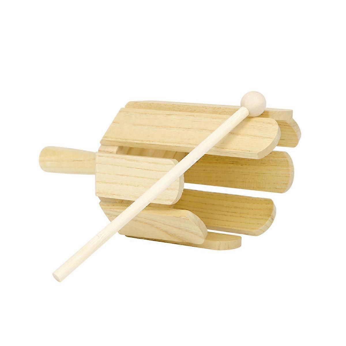Real Wood Eight-Tone Barrel, Eight-Tone Musical Instrument, Early Learning Instrument