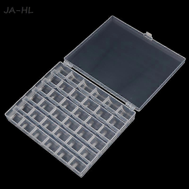 36 Spools Sewing Machine Bobbins Empty Bobbins Spools Sewing Machine Plastic Storage Box For Home Sewing Accessories Tool