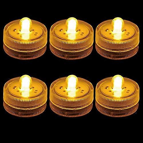 12stk Mini nedsænkelige LED-lys, små flammeløse lys Vase Pool Pond Lantern Dekoration Belysning
