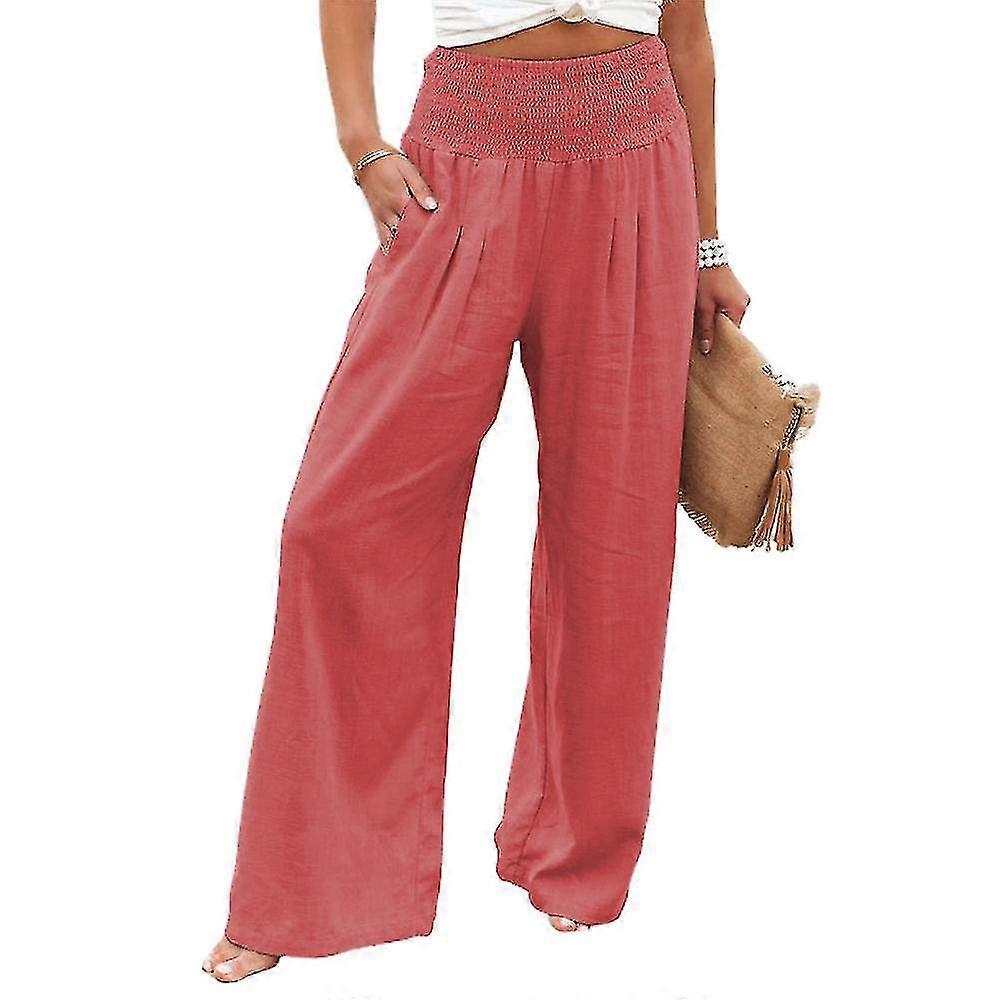 Dames Lange Broek met wijde pijpen