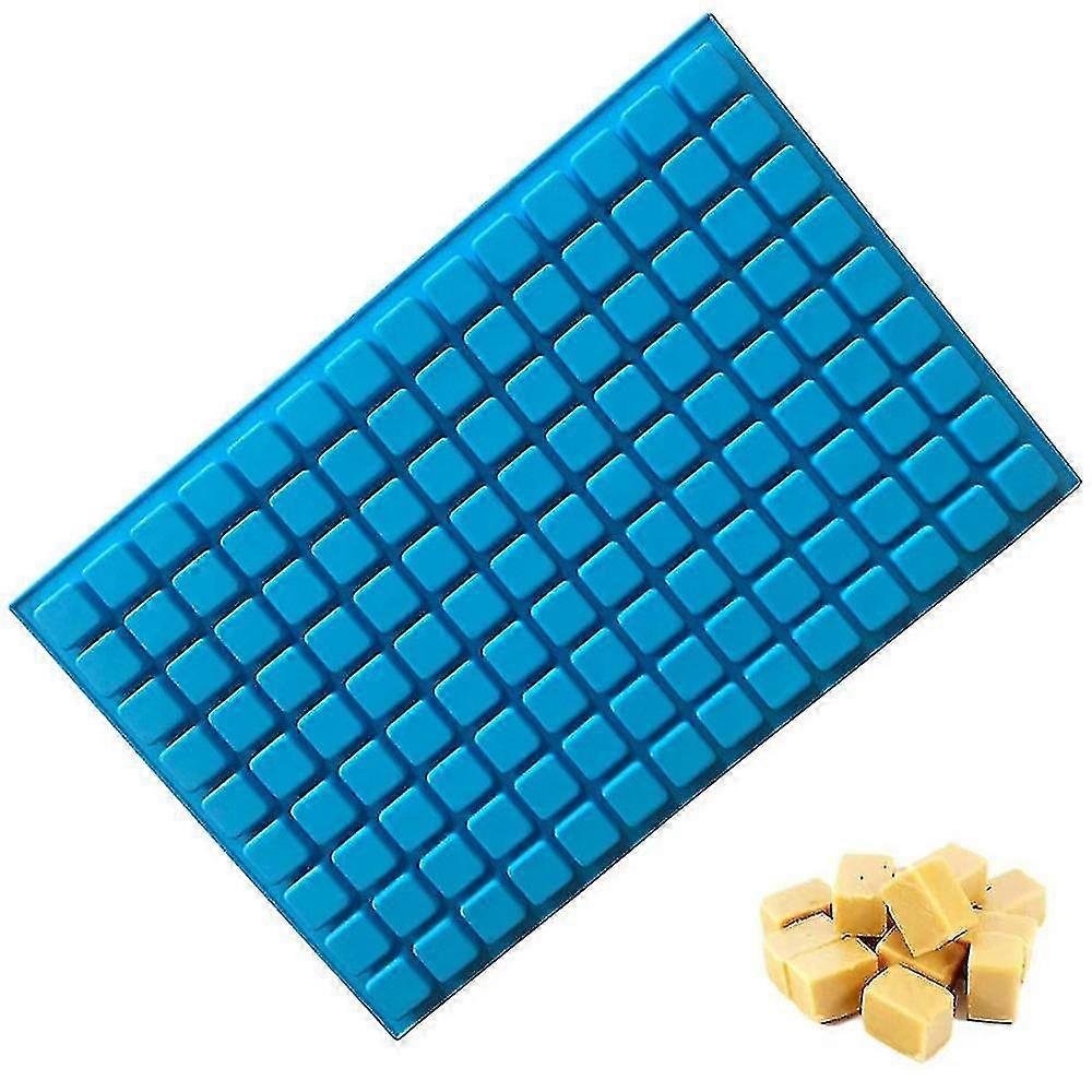 126 Grids Silicone Ice Cube Tray Mini Square Ice Cube Mold Reusable