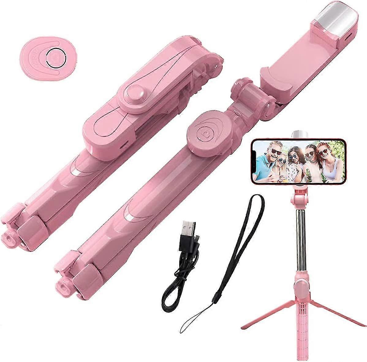 Selfie Clip On Ring Light, Mini Rechargeable 9 Level Adjustable Brightness Light With 32 Led,usb