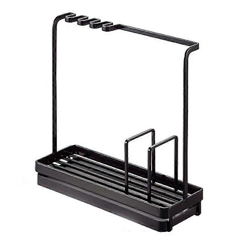 Sponge Holder For Kitchen Sink, Sponge Holder With Plastic Drain Pan.