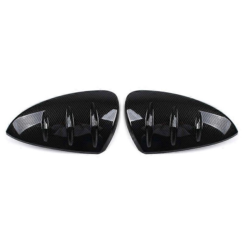 Applicable To 22-24 Toyota Veloz Rearview Mirror Cover Electroplating Rearview Mirror Shell Carbon Fiber Pattern Reflector Modification