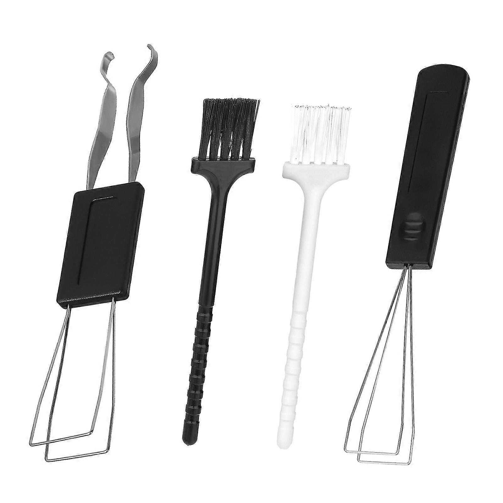 4pcs/set Double Head With Cleaning Brush Gaming Keycap Puller Removal