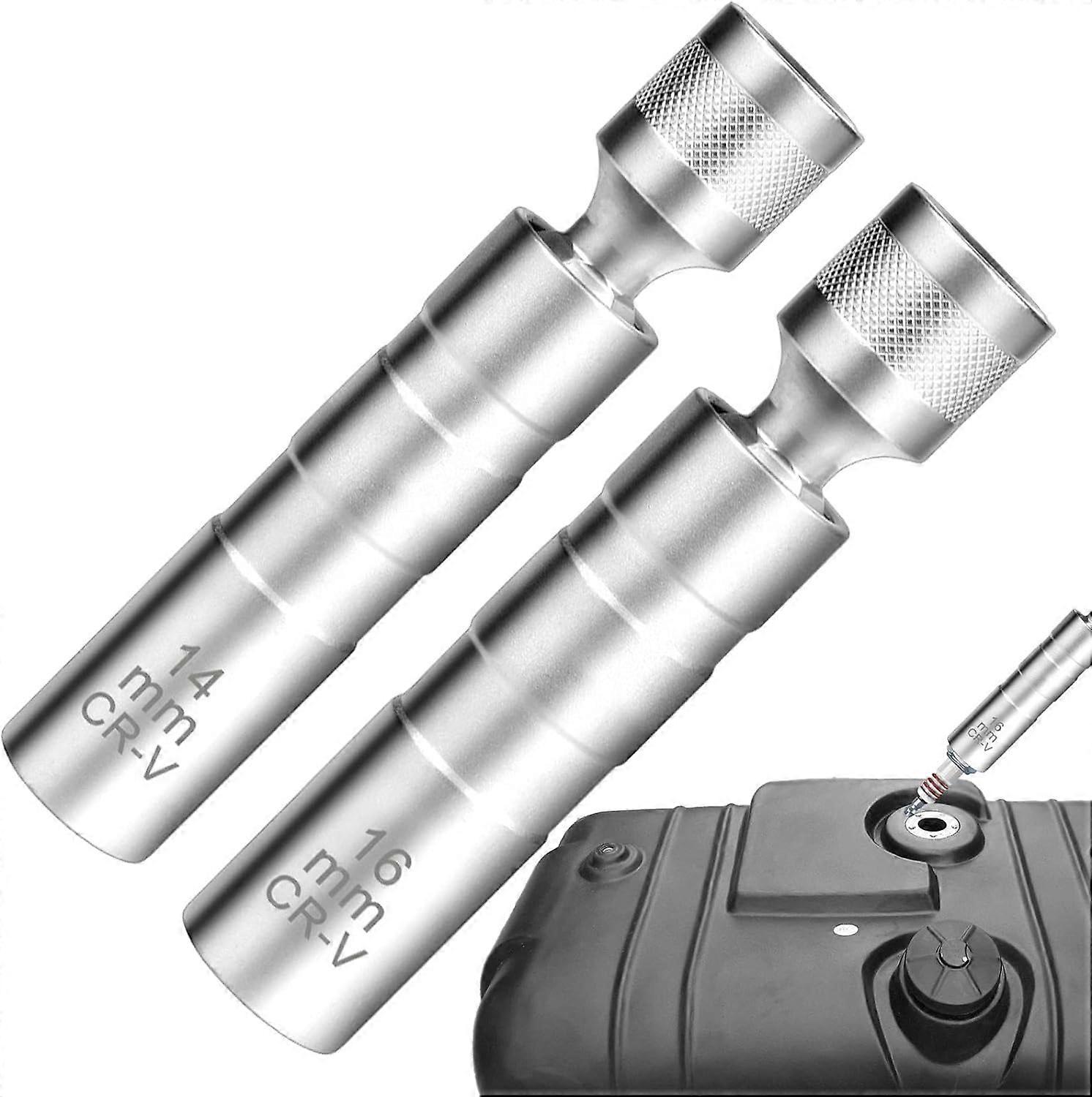 Spark Plug Wrench, Magnetic Spark Plug Socket, 2 Spark Plug Sockets - Efficient Alloy Removal Tool, Precision Wrench Drive Socket Accessory