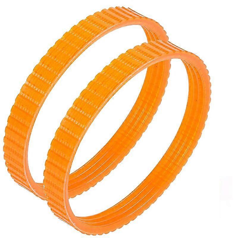 1900B Replacement Toothed Electric Planer Belt, 9.6mm Width, Orange, 2 Pack