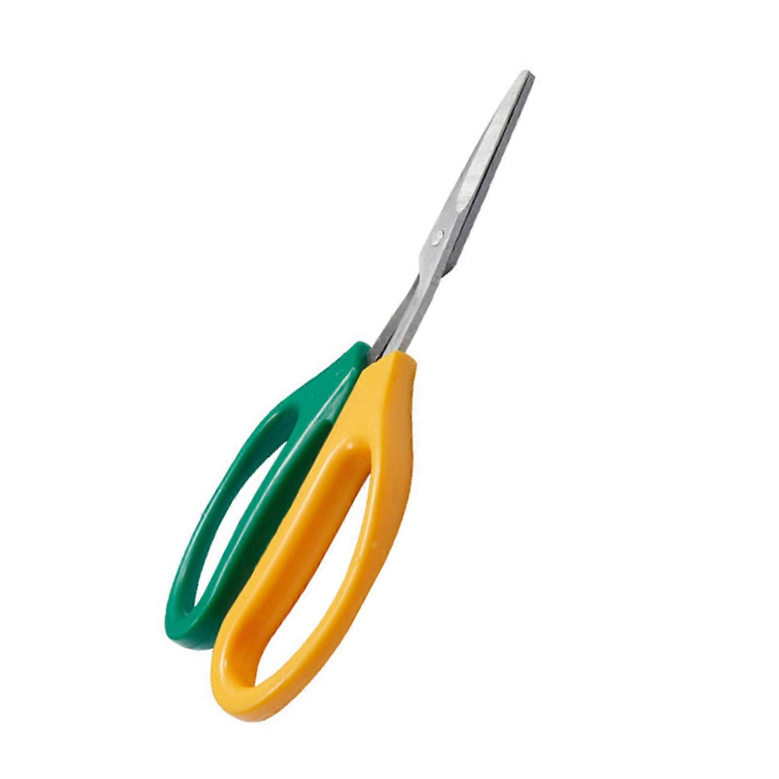 Stainless Steel Shear Trimming Scissors with Soft Handle Multi-functional Garden Clippers with Tilted or Straight Head for Garden Pruning Fruits Picki