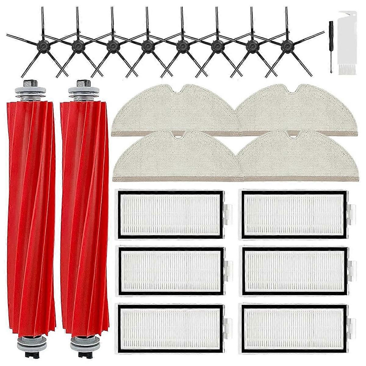 Replacement Parts for + Max Max+ Vacuum Cleaner Main Side Brush Hepa Filter Mop Cloth