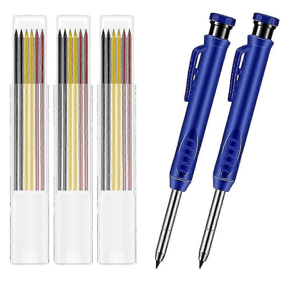 Compatible Withcompatible With2pc Carpenter Mechanical Pencils Set 18pc Pencil Leads Carpenter B