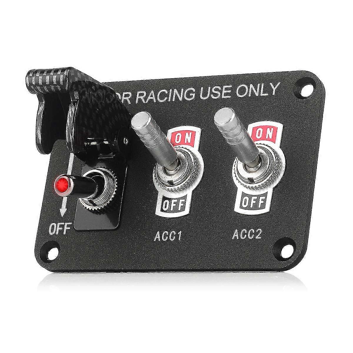 Toggle Switch 12v 20a Car Switch Panel On-off Aluminum 2 Positions For Fast Racing Cover For The Boat