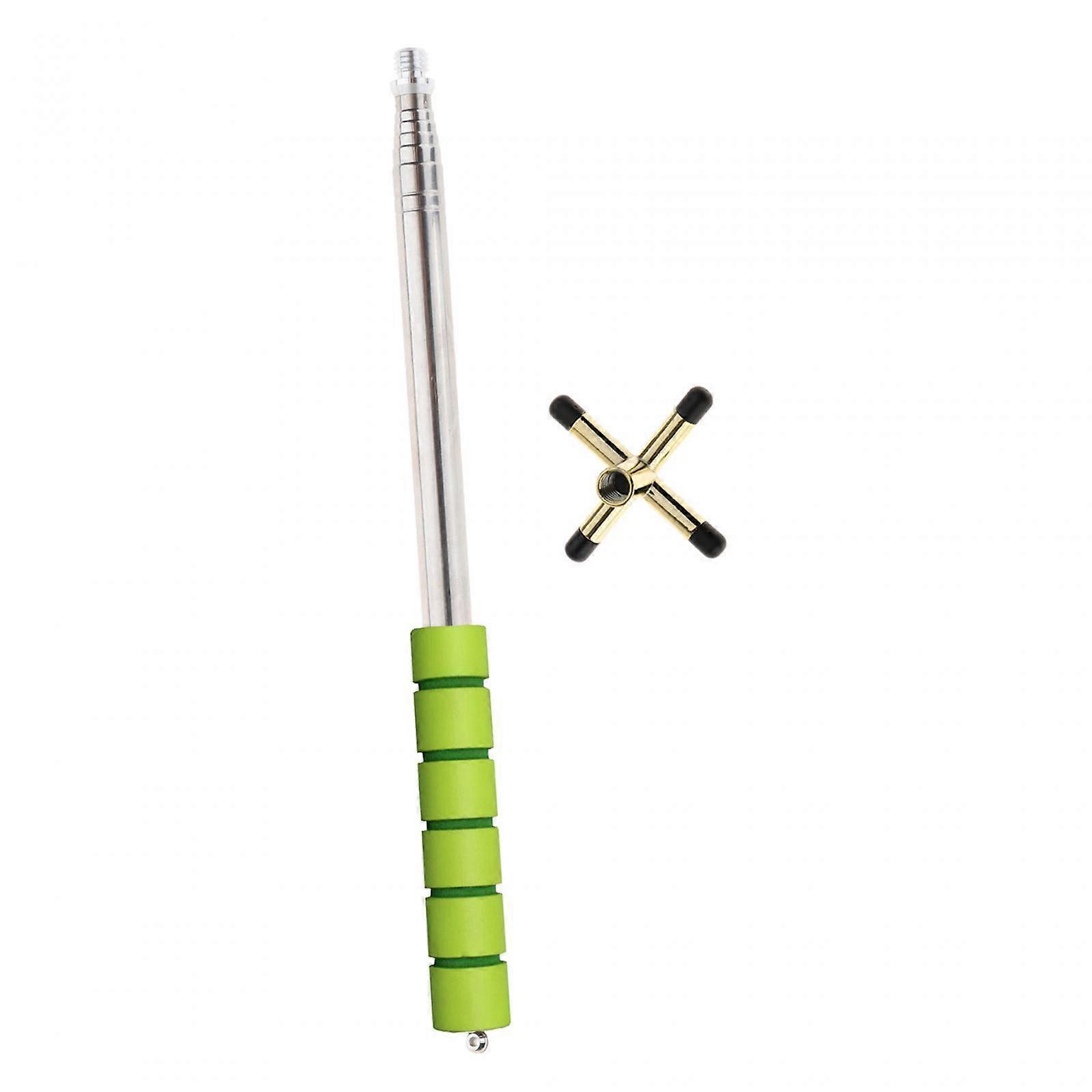 Retractable Pool Bridge Cue Stick with Bridge Head for Playing Training Home Cross Head