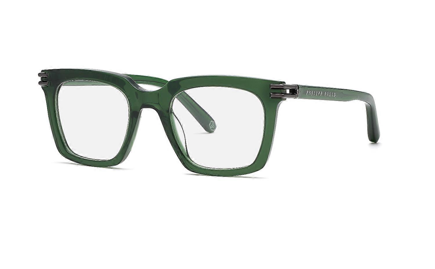Eyewear Frames Philipp Plein VPP115M 0G61 Green Transparent LUCIDO 51/22/145 MAN