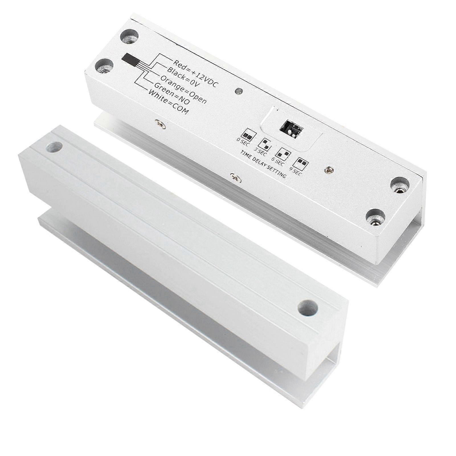 Delay Adjustable Electric Bolt Lock Frameless Door Security Access Control System